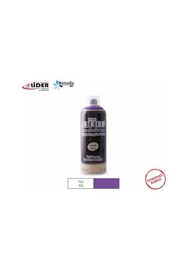 Artdeco Akrilik Sprey Boya 400 Ml Mor Y-400-436
