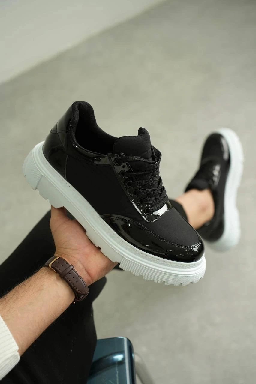 Kb-x201 Kuback Siyah Rugan Paraşüt Günlük Erkek Ayakkabı Siyah16