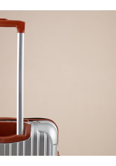 Madame Coco Chest Valiz/bavul - Gümüş - Kabin Boy 8684427217856 Çok Renkli