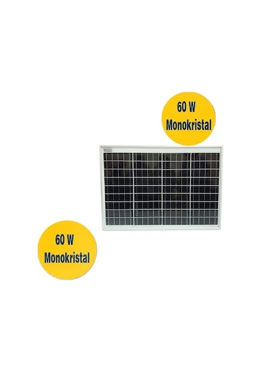 Pazly W V Paneli Monokristal Hücre Güneş Gesper Ges60-36m Energy 60 36 12 Vr