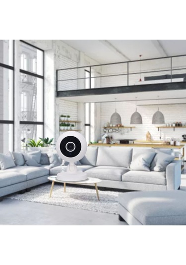 Geeroyoo Ev Güvenlik Kamerası 1080p Hd 2mp - 360 Dönüşlü Wifi İzleme, Hareket Algılama, İki Yönlü Ses, İnfrafed Gece Görüşü, 128g Tf Kart Desteği