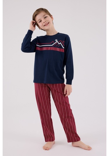 Rolypoly Erkek Çocuk Lacivert Pijama Takımı Rp3648-c-v2