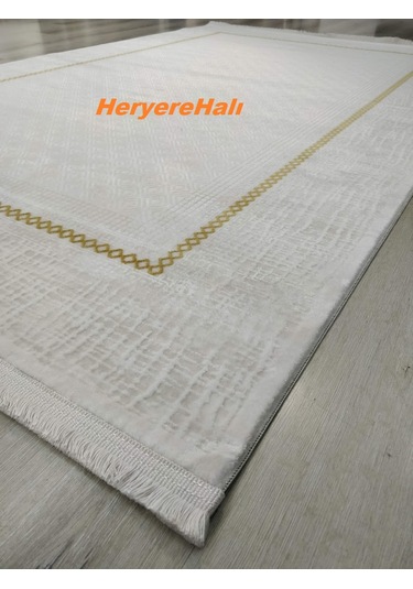 Foneks Halı Lavin %100 Akrilik Makina Halısı 4305agold 150x233 Cm
