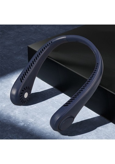 Taşınabilir Mini Boyun Fanı 1200mah Usb Şarj Edilebilir 3 Hızlı Spor Fanı-d 4710 Pembe