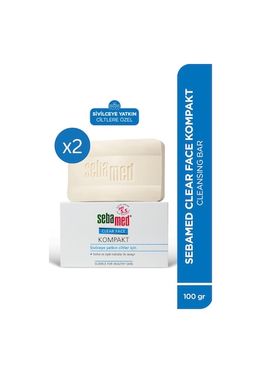 Sebamed Clear Face Kompakt Sabun 100 Gr X 2 Adet