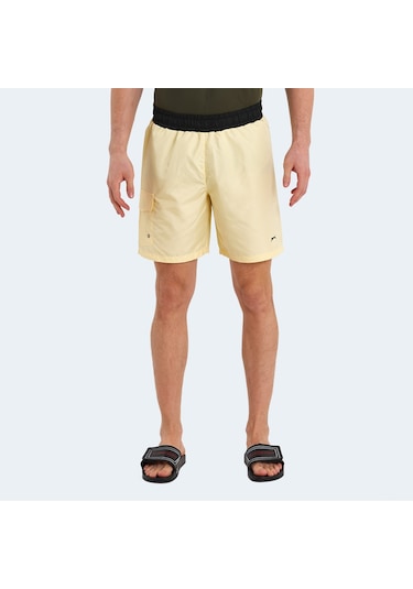Slazenger RASMUS IN Erkek Cepli Deniz Şortu Sarı Mayo