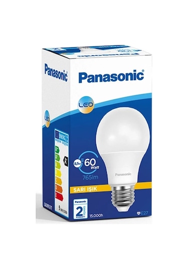 Panasonic 8.5w Sarı Işık Led Ampul E27 Duy Ldach09lg1r7 - 1 Adet