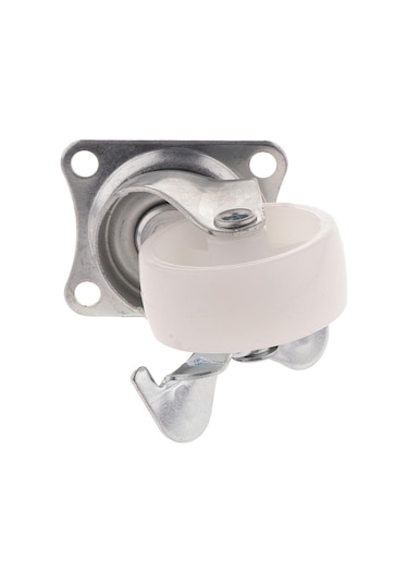 Suntek 1 Paket 1.5 "döner Teker Naylon Tekerlek Üst Plaka