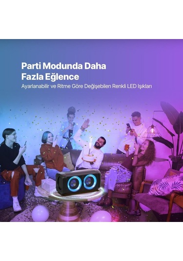 Ttec Carnival 100w Taşınabilir Kablosuz Bluetooth Parti Hoparlörü