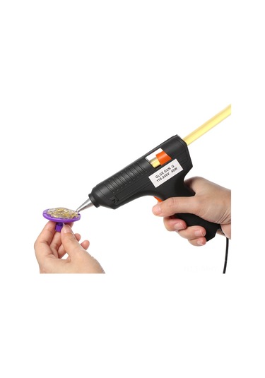 Monyee Oto Çatlak Tamiri İçin Isıli Glue Gun Seti Avrupa Şarj Aleti + 5 Adet Yapıştırıcı Çubuk - Hızlı Kuruyan, Güçlü Yapışkanlı, Metal Ve Cam Uyumlu