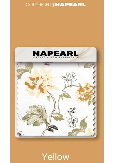 Sarı 1pc Modern Mor Çiçek Mutfak Moda Sırf Pencere Perde Çiçek Tül Kapı Perdesi Napearl