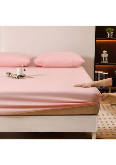 Totem Ranforce Yastık Kılıflı Lastikli Çarşaf Takımı Çift Kişilik 160 X 200 Somon