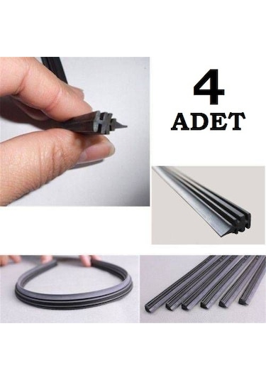 Silecek Lastiği 70 CM Telsiz Silecek Silgi Lastik 4 Adet
