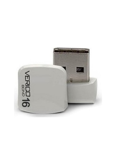Verico Bond 16 Gb Usb 2.0 Mini Flash Bellek Su Geçirmez Beyaz