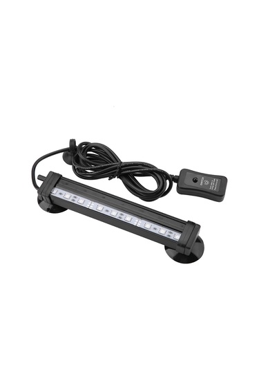 Qingmipy 31cm Akvaryum Led Işığı - Renkli 4 Modlu Kumanda Kontrollü - Su Altı Balık Tankı Aydınlatması - Enerji Tasarruflu - Avrupa Şarjı Pil Dahil