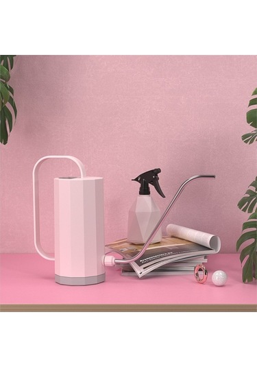 Pazly Plastik Bahçe Sulama Karesi, Uzun Eğimli Ağızlı, Hafif Ve Leak-proof, İç Ve Dış Bahçe Bitkileri İçin, Kuzey Avrupa Stili Beyaz