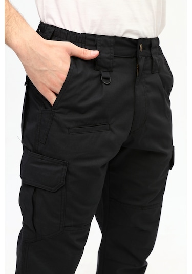 Uniprom Tokyo Model Outdoor Taktical Pantolon, Taktik Pantolon, Ripstop Kumaş Siyah