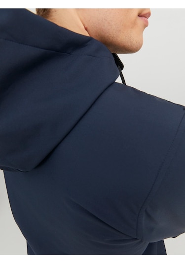 Jjebasıc Softshell Kapüşonlu Ceket 12236300 Lacivert