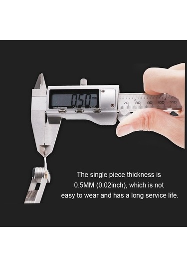 Dancemonkey 52 Adet Metrik 60 + İngiliz 55 Cr Paslanmaz Çelik Diş Ölçer Diğer