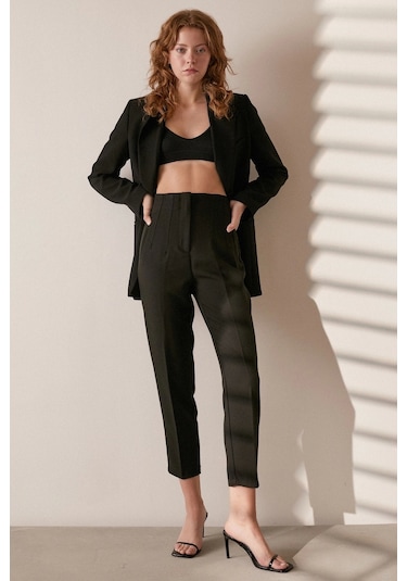 Never More Skinny Kumaş Pantolon Siyah