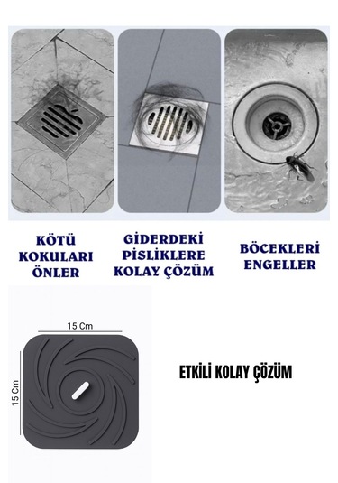 Koku Önleyici Mat, Gider Koku Önleyici Pad,