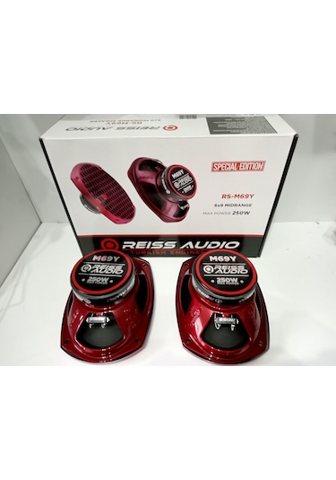 Reiss Oval Midrange Hoparlör - 250w 100RMS Reiss Kayık Midrange