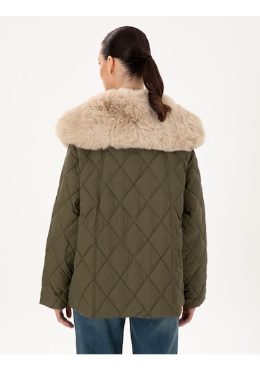 Pierre Cardin Kadın Haki Mont 50290325-vr027 Haki