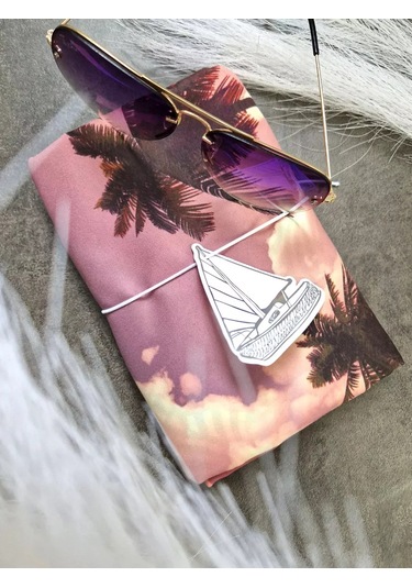 Cherir Mikrofiber Plaj Havlusu 235717146 Gri