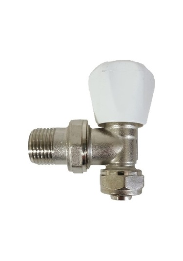 Köşe Radyatör Vanası Mobil Sistem Pex Bağlantılı Konsan Yada Kal Beyaz