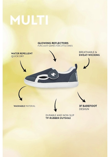 Multi Lacivert Mix Barefoot Çocuk Ayakkabı Lacivert Mix