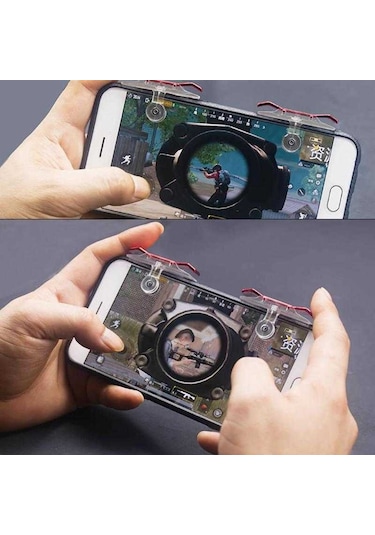 Noktaks - Telefon Oyun Aparatı E9 Mobil Game Oyun Kontrol Aparatı T11823