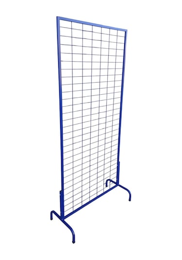 90x190 Cm Ayaklı, Mavi Pano Stant, Çorap Standı, Aksesuar Standı, Telefon Standı, Bijuteri Standı