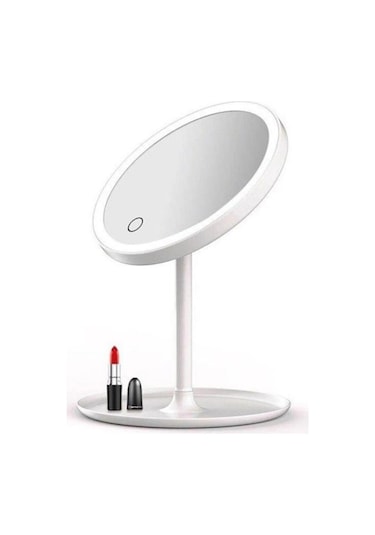 Unichrome Dokunmatik Led Işıklı Usb Girişli Yuvarlak Masa Üstü Makyaj Aynası