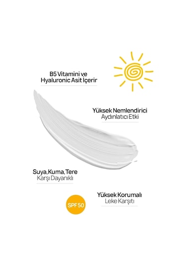 Luis Bien Leke Karşıtı SPF50+ Yüksek Korumalı Güneş Kremi 50 ML