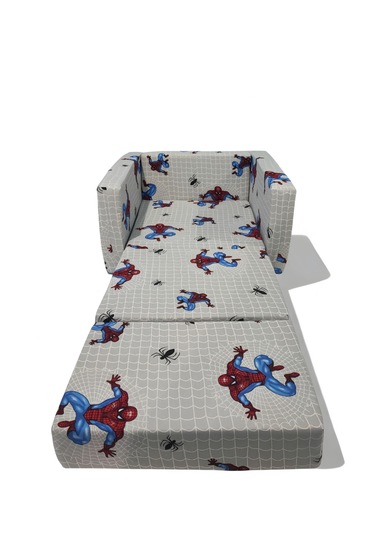 Katlanır Yer Yatağı - Çocuk Koltuğu - Bebek Yatağı 0-5 Yaş Örümcek Desen