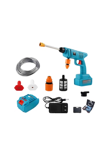 Şarjlı Araç Yıkama Mavi