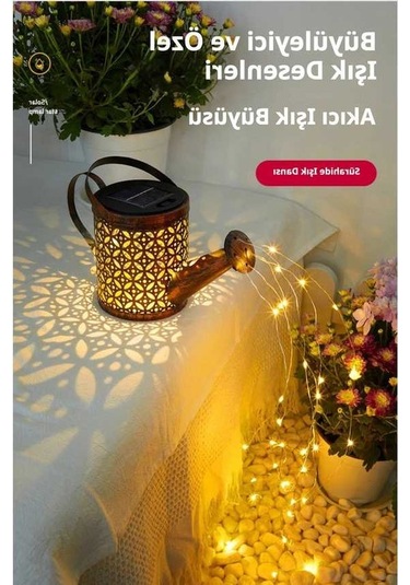 Novahub Su Geçirmez Güneş Enerjili Bahçe Dekor Avize & Çim Lambası Antik Bakır Antik Bakır