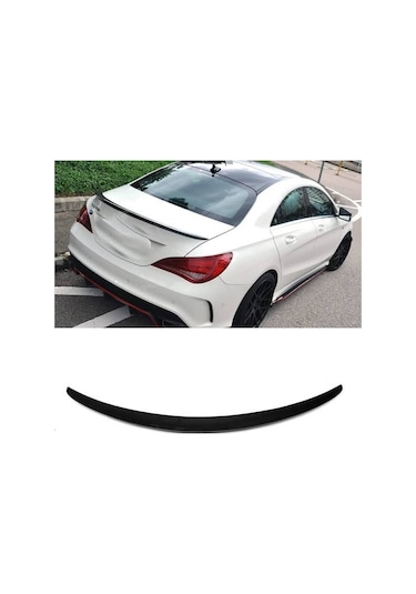 Mercedes W117 Cla45 Style Bagaj Üstü Plastik 2012-2018 Spoiler