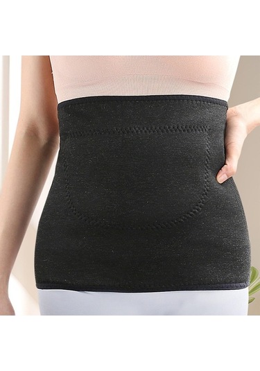 Pazly Suntek Bel Isıtıcı Sırt Destekleyici Kalın Koruyucu Rahat Siyah Siyah