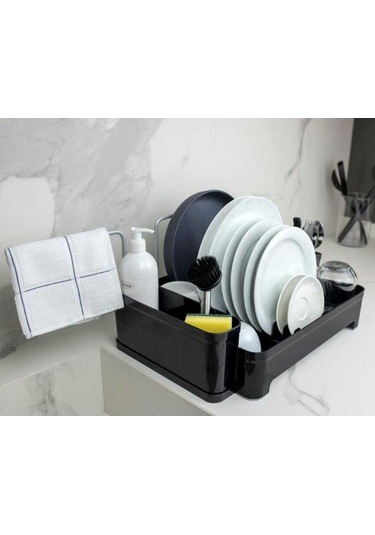 Primanova Kiev Bulaşıklık Siyah Bulaşık Sepeti M-e74-06 Siyah