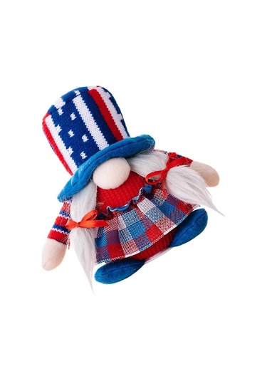 Bağımsızlık Günü Dekor Seti Vatansever Cüce Çok Renkli Yuvarlak E