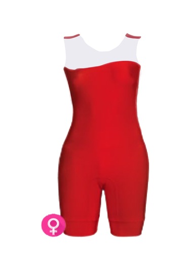 Dosmai Profesyonel Kadın Güreş Mayosu Kırmızı S Gm732 Kırmızı