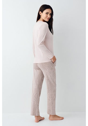 Pierre Cardin Kadın Pembe Pijama Takımı Pc9096-s-v2 Pembe