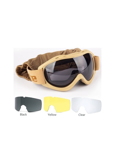 Evolite Balistik Protector Goggle Sand Bej