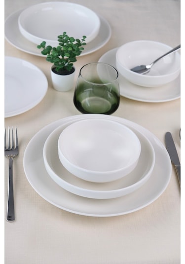 Tabak Evi Porselen Sofia Yemek Takımı 8 Parça 2 Kişilik