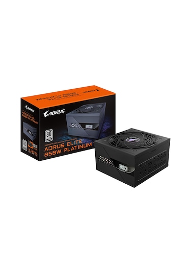 Gigabyte Aorus Elite Gp-ae850pm Pg5 850w 80+ Platinium Pcıe 5.0 - Akak92gıg0020