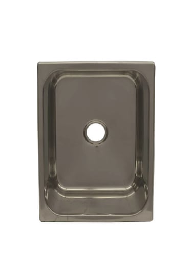 Dikdörtgen Evye. Paslanmaz Krom Lavabo. Tekne Karavan Evyesi 10cm