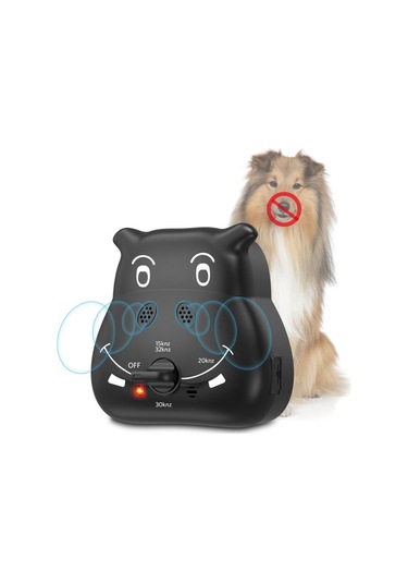 Köpekler İçin Akıllı Havlama Önleyici Cihaz Kapalı Siyah