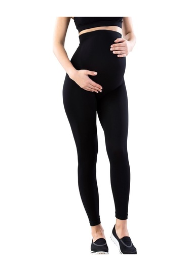 Gün Boyu Rahat Esnek Likralı Hamile Taytı