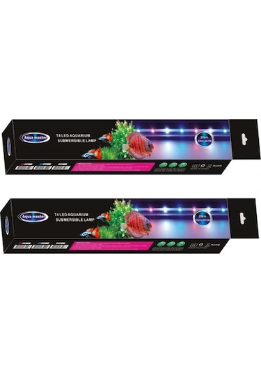 Aqua Master Akvaryum Su İçi Led Lamba 2W 20 cm Pembe-Beyaz